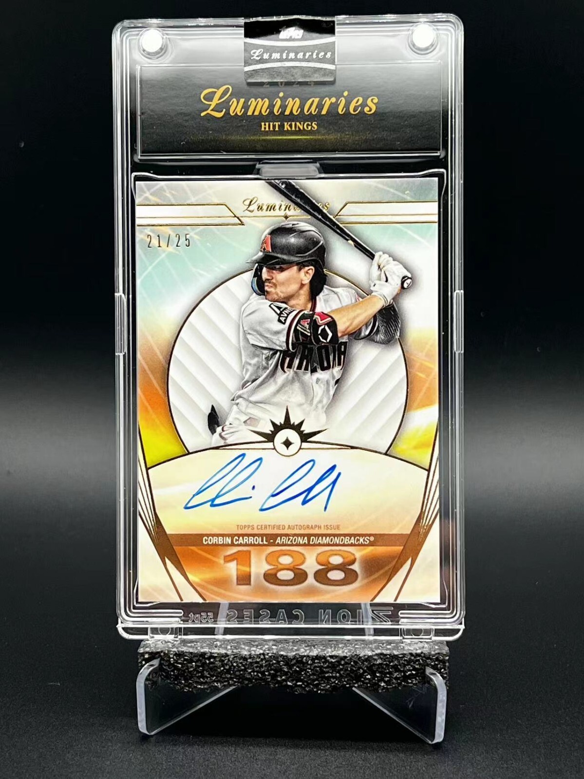 2024 Topps Luminaries Corbin Carroll Auto /25 Hit Kings