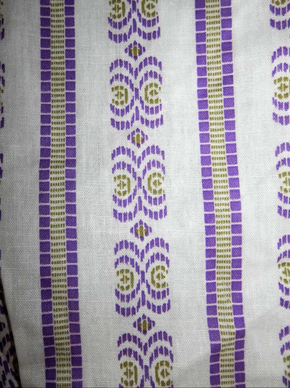 Vintage New sz 36 Boxer Shorts Underwear Sears Mens Store NOS Purple Green Print