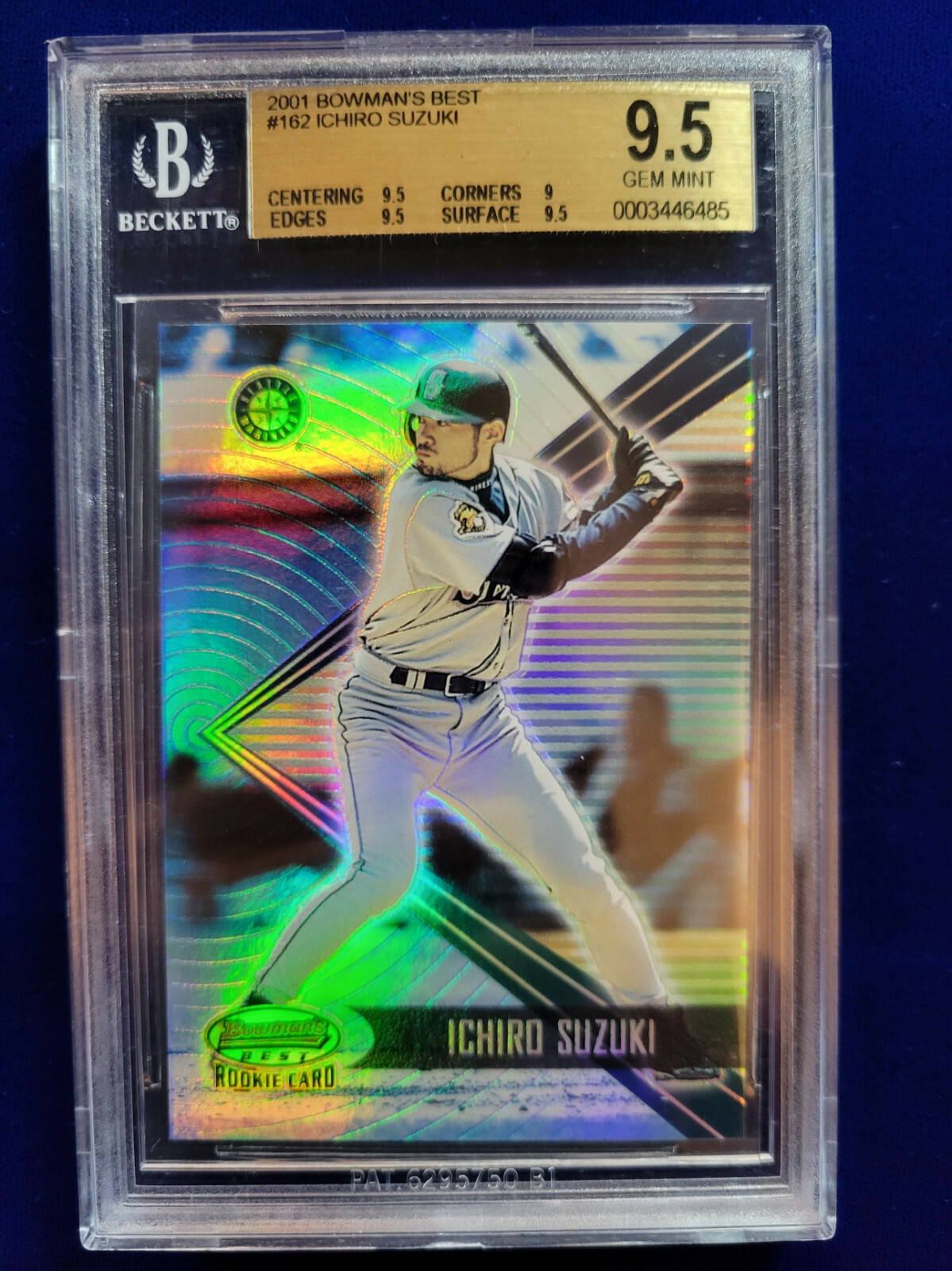 🌟 2001 Bowman's Best ICHIRO SUZUKI Rookie RC /2999 BGS 9.5