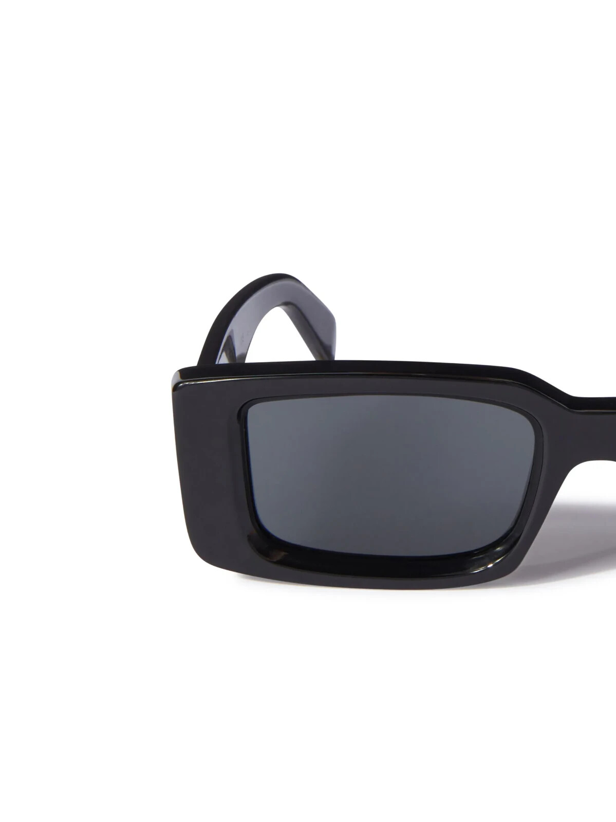 Pre-owned Off-white Arthur Rectangle Sunglasses 100% Authentic Brand In Black