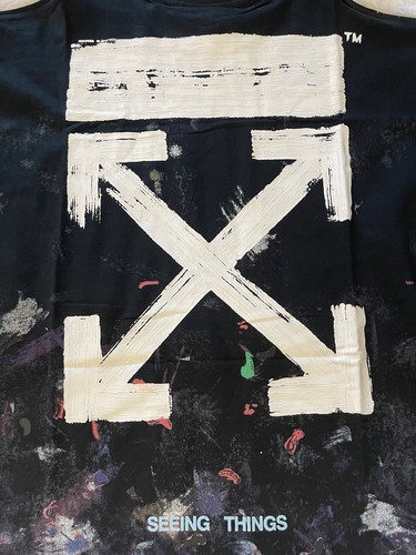 OFF-WHITE OFF-WHITE “ SEEING THINGS” T-SHIRT / SIZE M, L