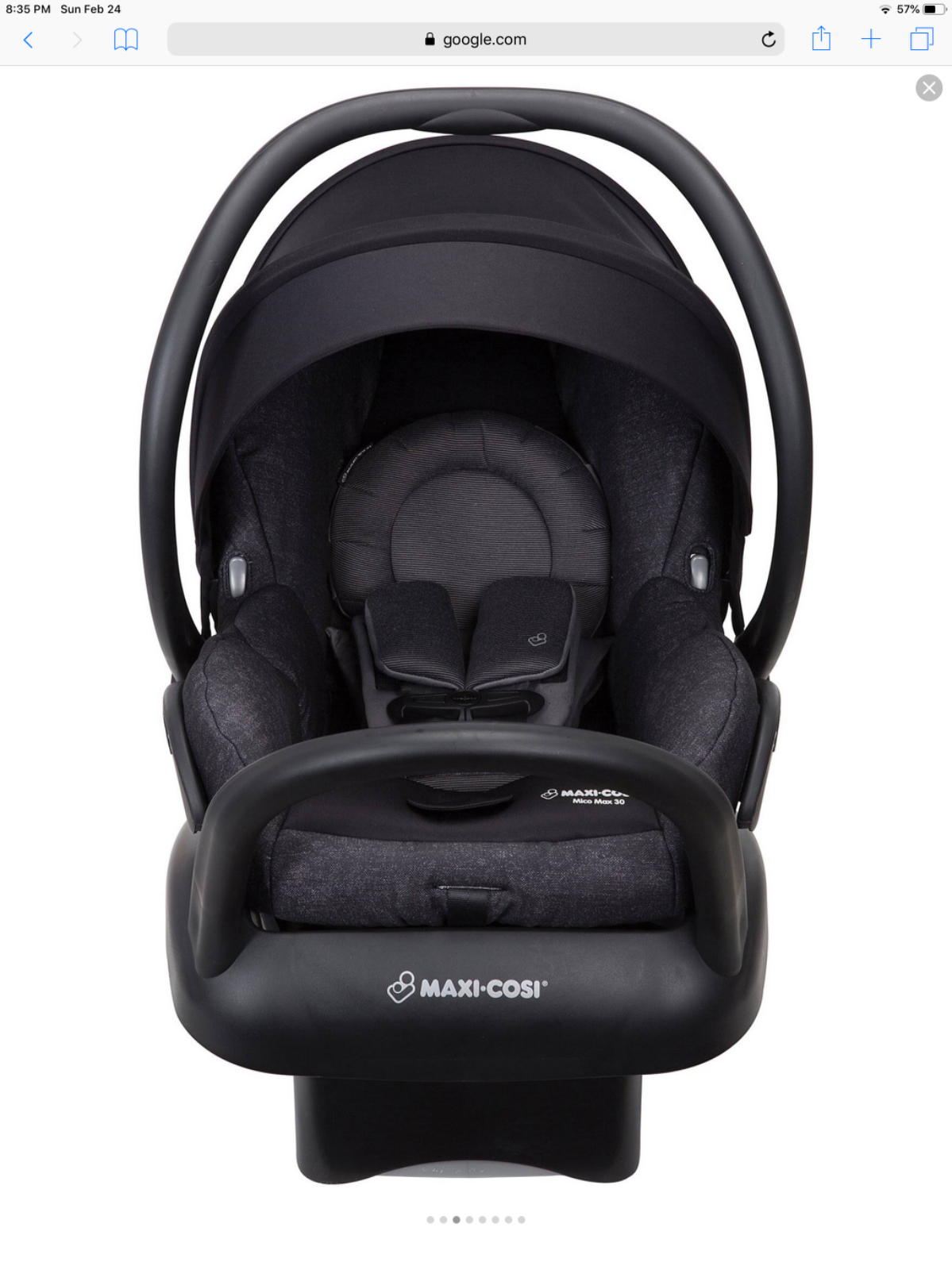 BRAND NEW IN BOX Maxi Cosi Mico Max 30 Infant Car Seat - Nomad Black