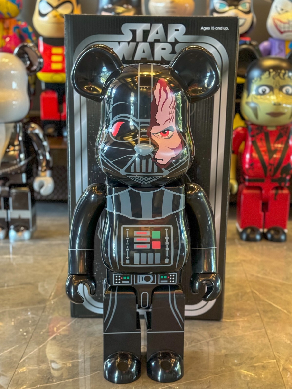 BE@RBRICK DARTH VADER Ver.1000％ Medicom Toy Be@rbrick 1000% Star