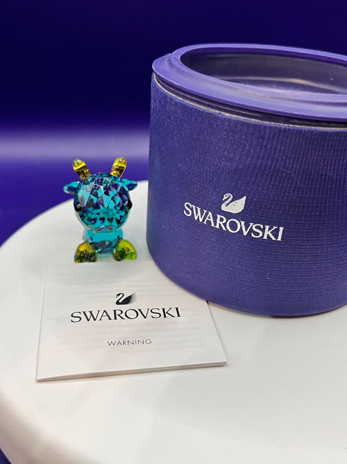 Swarovski Lovlots Zodiac 紫色置物 馬