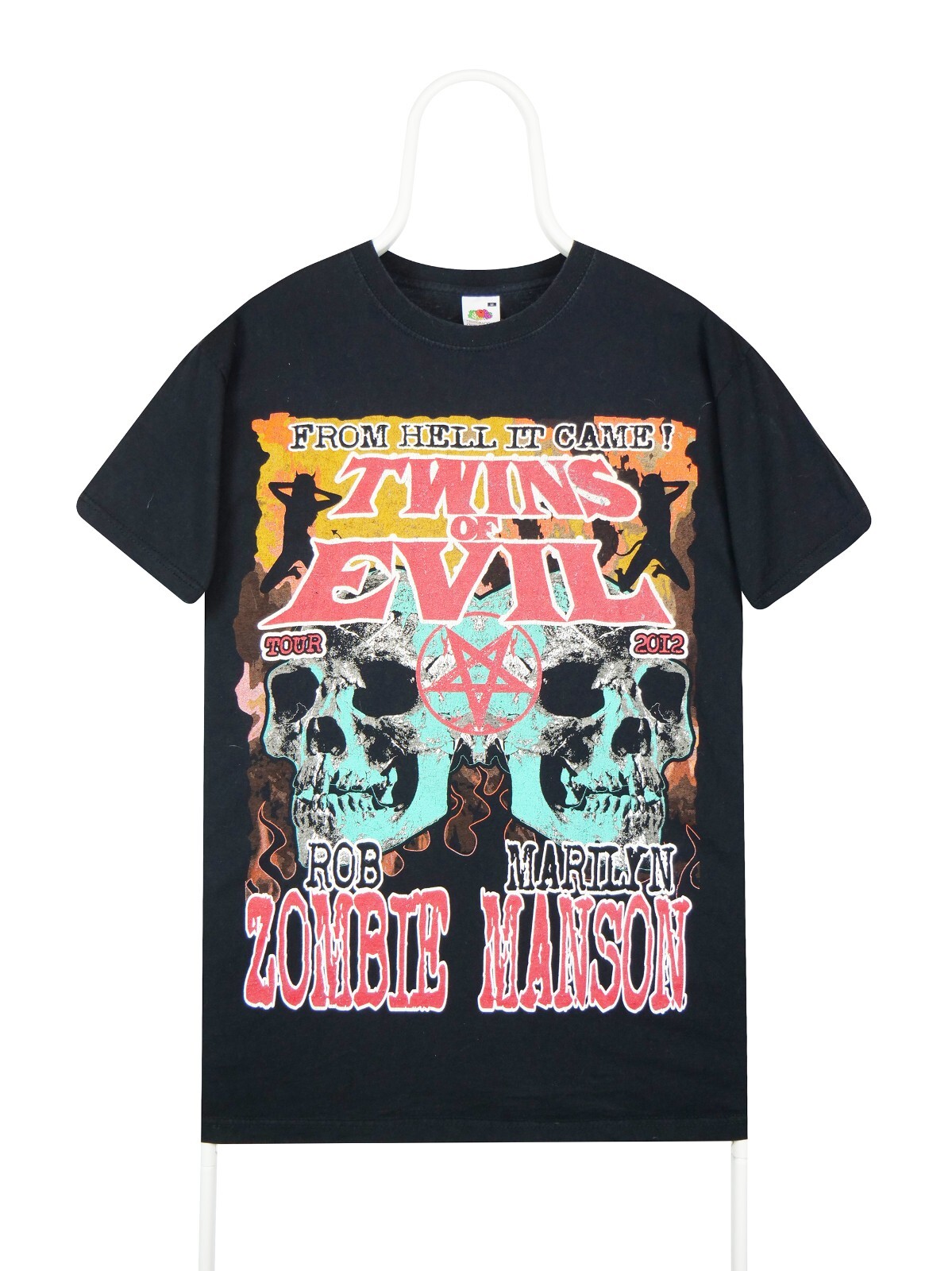 ROB ZOMBIE vintage band tee shirt 墨黒 ROB ZOMBIE vintage band tee shirt 墨黒（Vintage 90's Rob