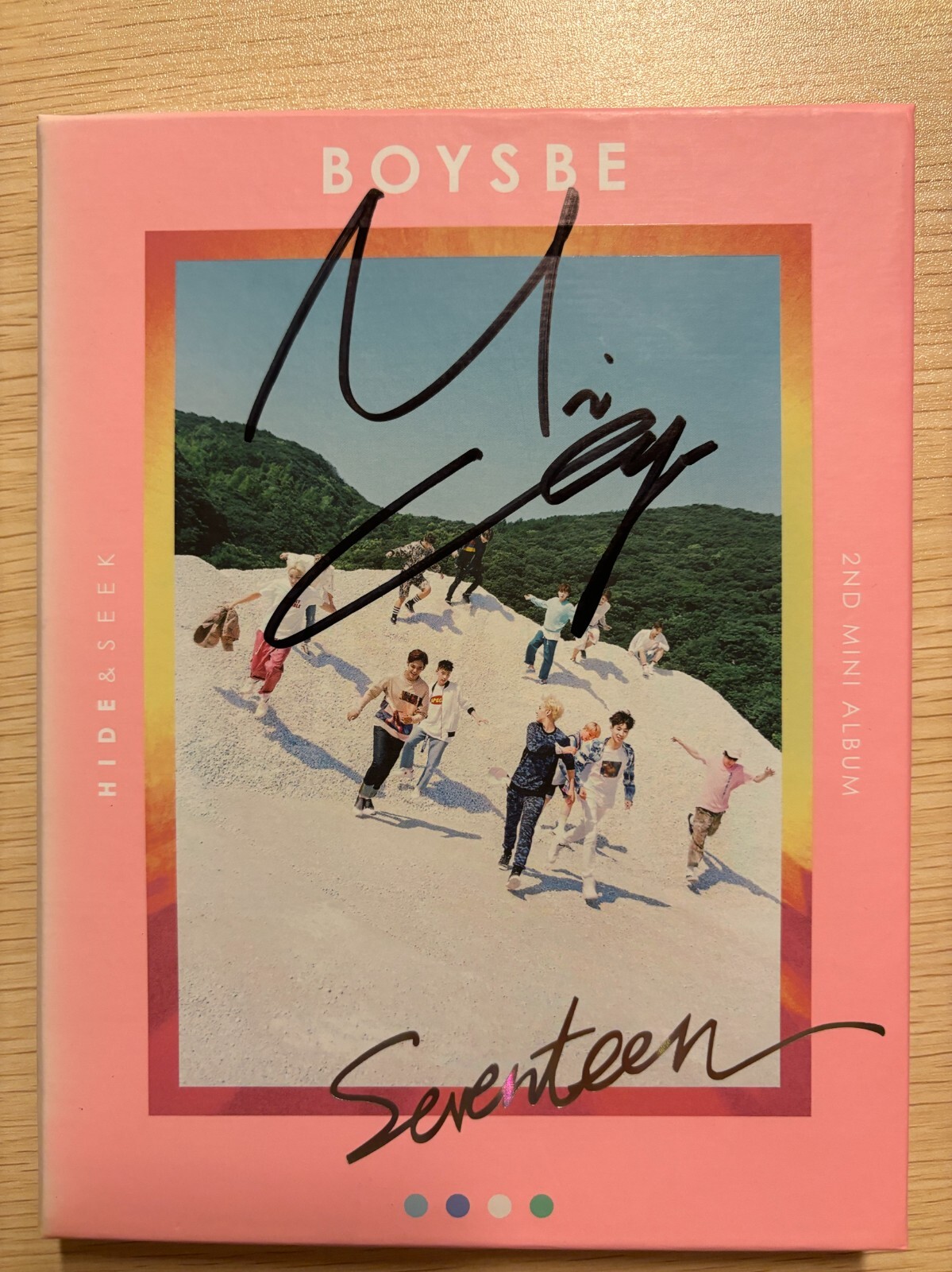 SEVENTEEN BOYSBE  直筆サイン SEVENTEEN BOYSBE 全員 直筆サイン入り アルバム