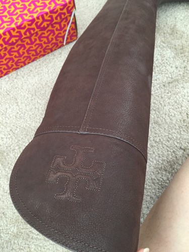 Pre-owned Tory Burch Tory Buch Brown Simone Over The Knee 35mm Boot Choose Your Size