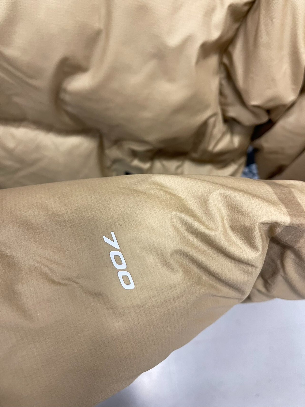 Pre-owned The North Face Mens Rmst Nuptse Down Jacket 700 Down /khaki Stone