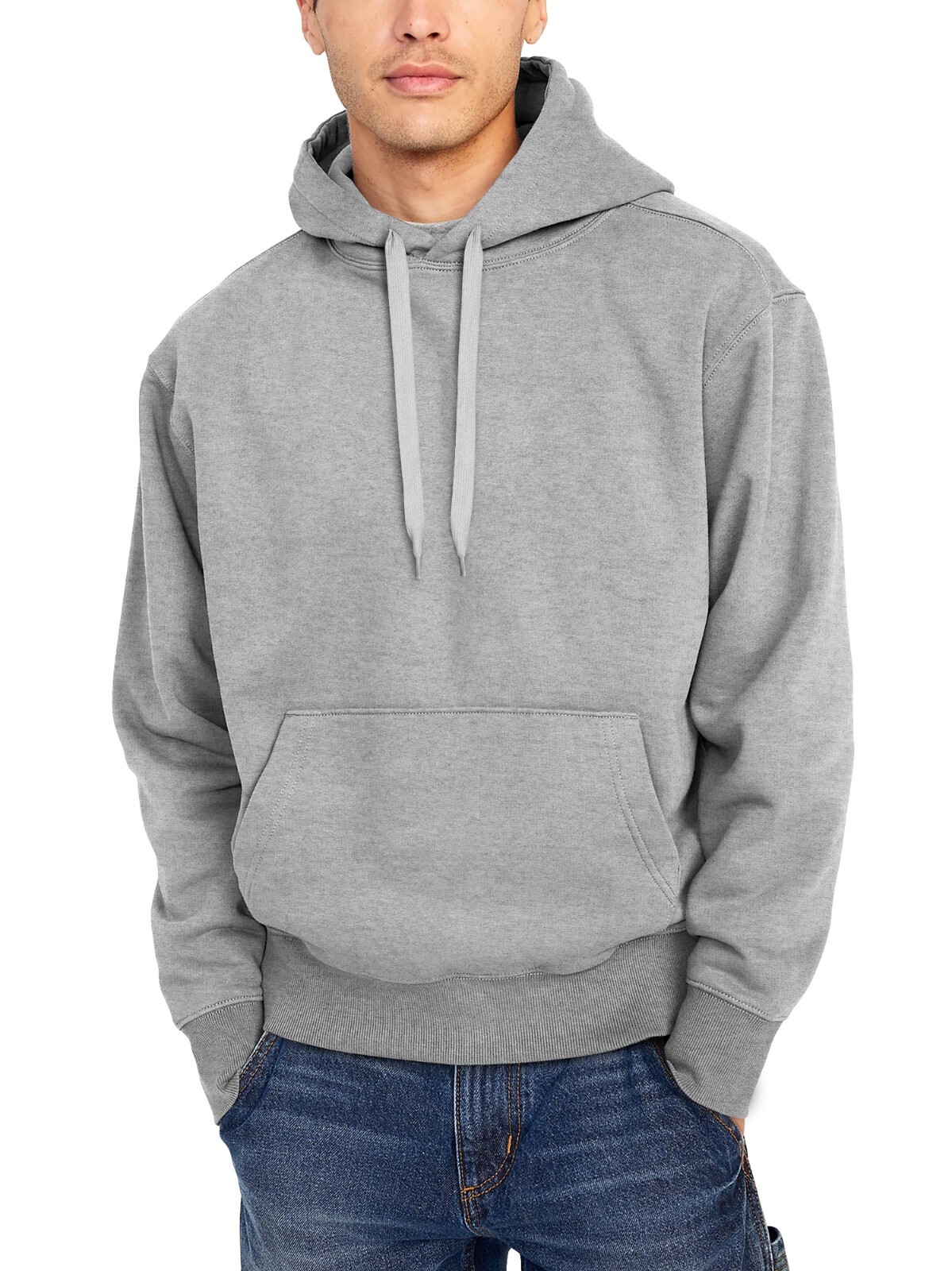 Mens Ultimate Heavyweight Hoodie Sweatshirt Fleece Essentials Pullover XS-5XL