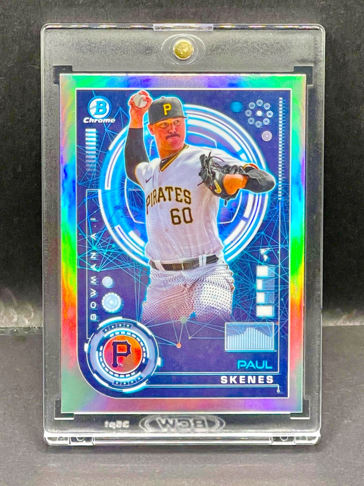 Topps - 199枚限定 Bowman Sterling Paul Skenes PSA 8 Paul Skenes RC 2024 Bowman Sterling Rookie - Pittsburgh