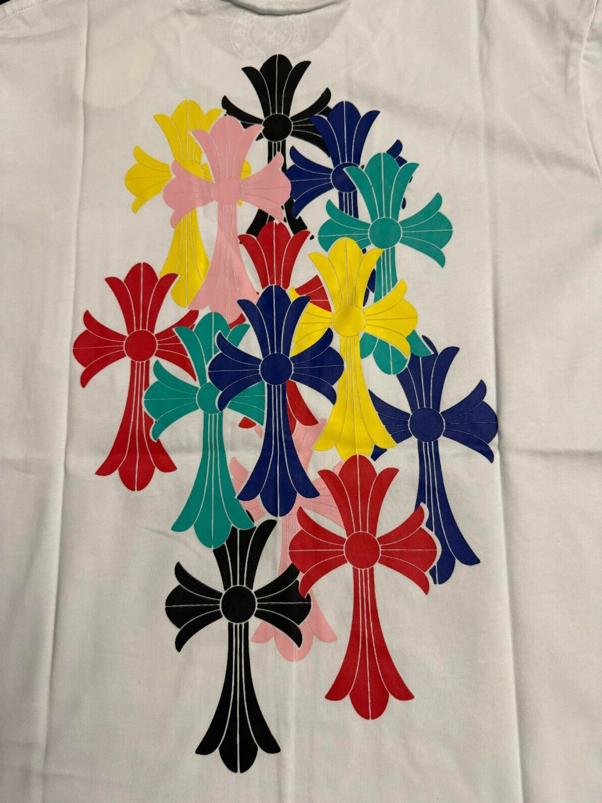 CHROME HEARTS CHROME HEARTS LOGO POCKET T-SHIRT ( WHITE ) / SIZE M/ L/ XXL