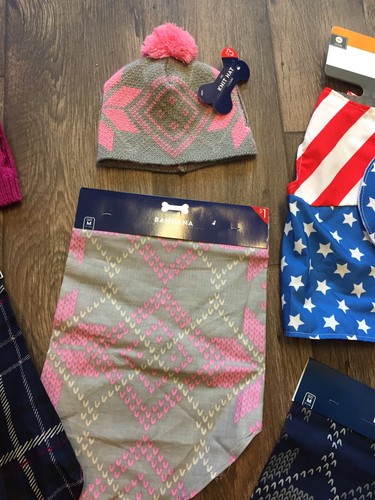 Medium Size Dog Lot Of Clothes Bandanna Outfit Hats ALL New Super Cute