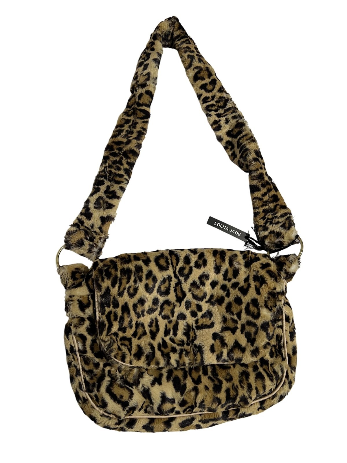 バッグ Jaded London leopard faux fur sling bag Leopard Sling Bag | Jaded London | Clothing