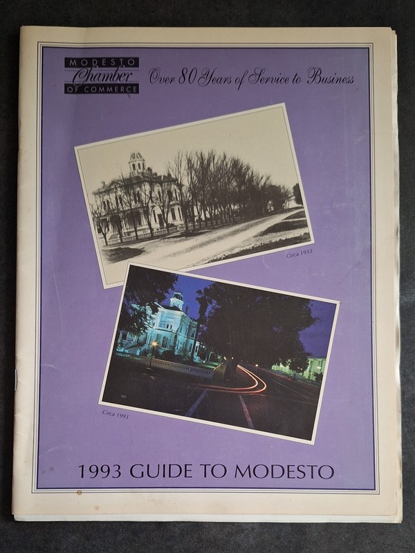 1993 Guide To Modesto Stanislaus County California