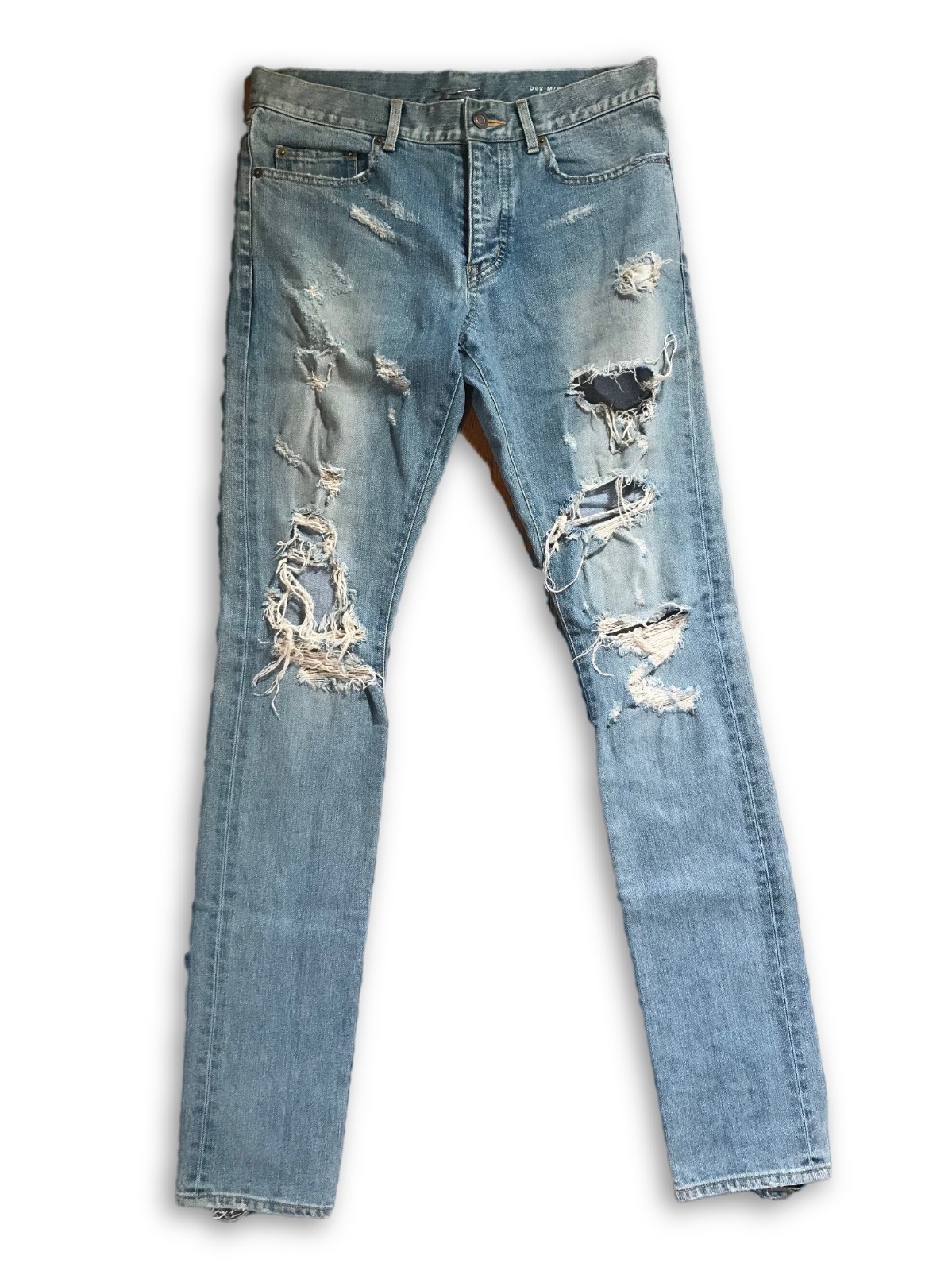 saint laurent crash denim