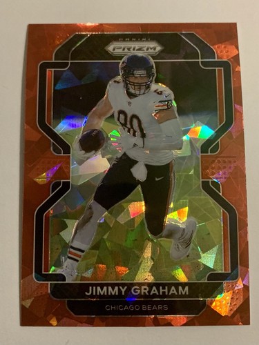 tom⭐︎品 Jimmy Graham 2021 Panini Prizm Red Cracked Ice Parallel Bears