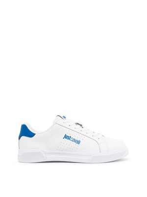 Pre-owned Roberto Cavalli Just Cavalli Men's White Sneakers