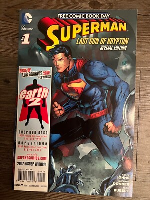 Superman Last Son Of Krypton Fcbd #1  Dc Comics 2013 Vf+