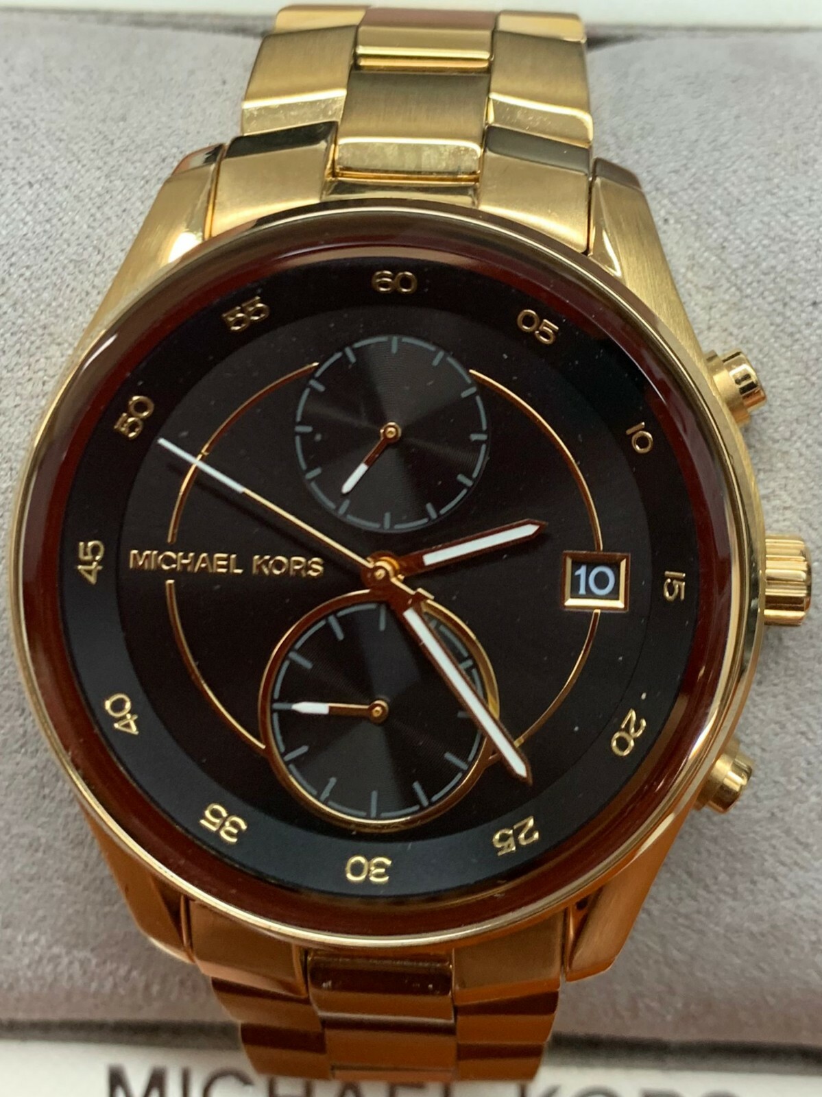 MICHAEL KORS ワンピース ブラック×ゴールド MICHAEL KORS｜マイケルコースのワンピース通販 - ZOZOTOWN