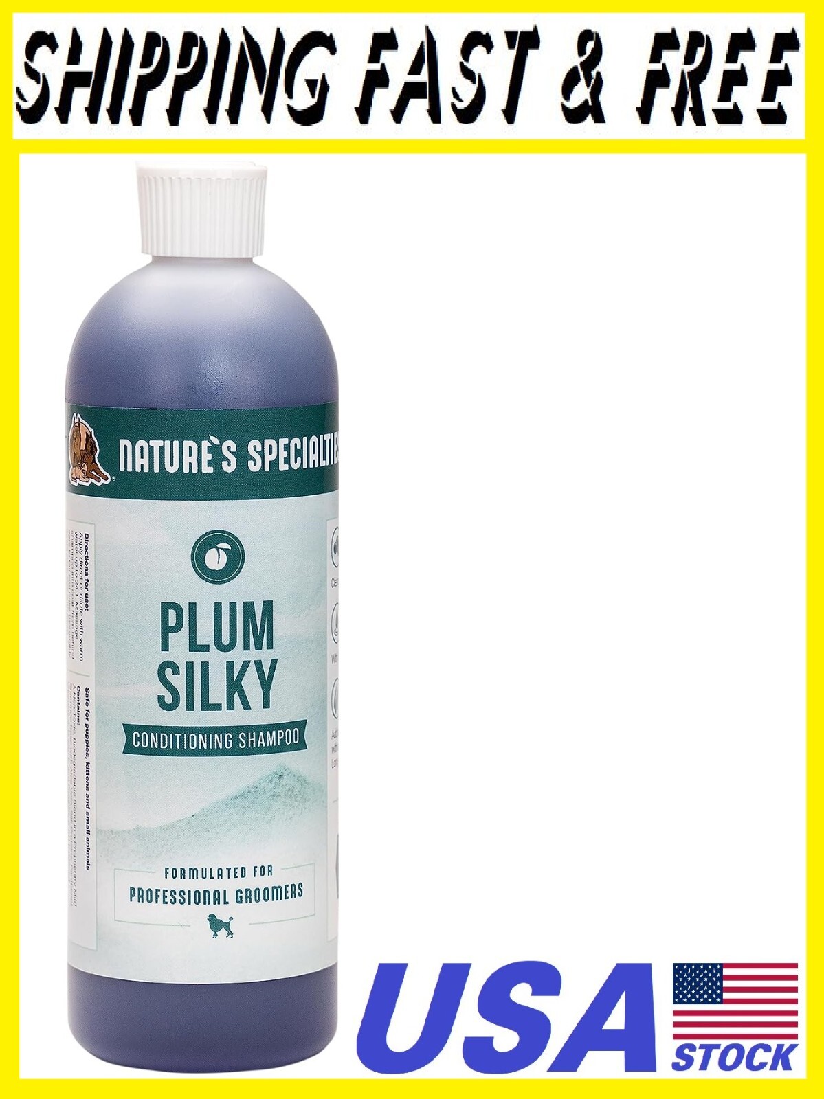 Nature's Specialties Plum Silky Ultra Concentrated Dog Shamp