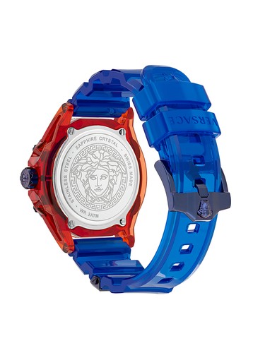 Pre-owned Versace Men's Icon 42mm Quartz Watch Ve6e00623
