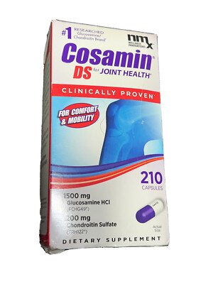 Cosamin DS For Joint Health LARGE BOTTLE!  210 Capsules, EXP 09/25+