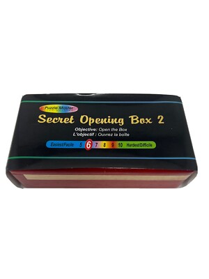 Puzzle Master Secret Opening Box 2 (difficulty 6 of 10)
