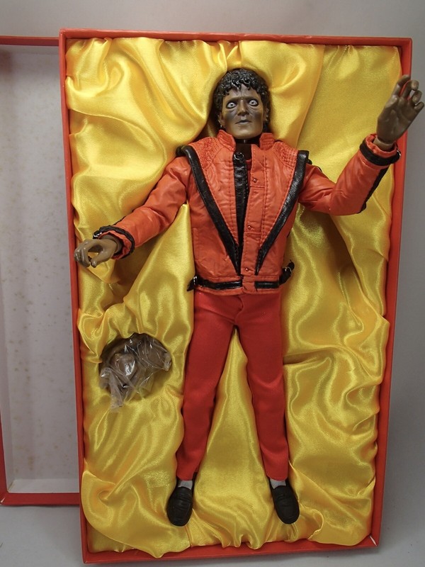 RARE! Michael Jackson THRILLER Zombie doll figure 12