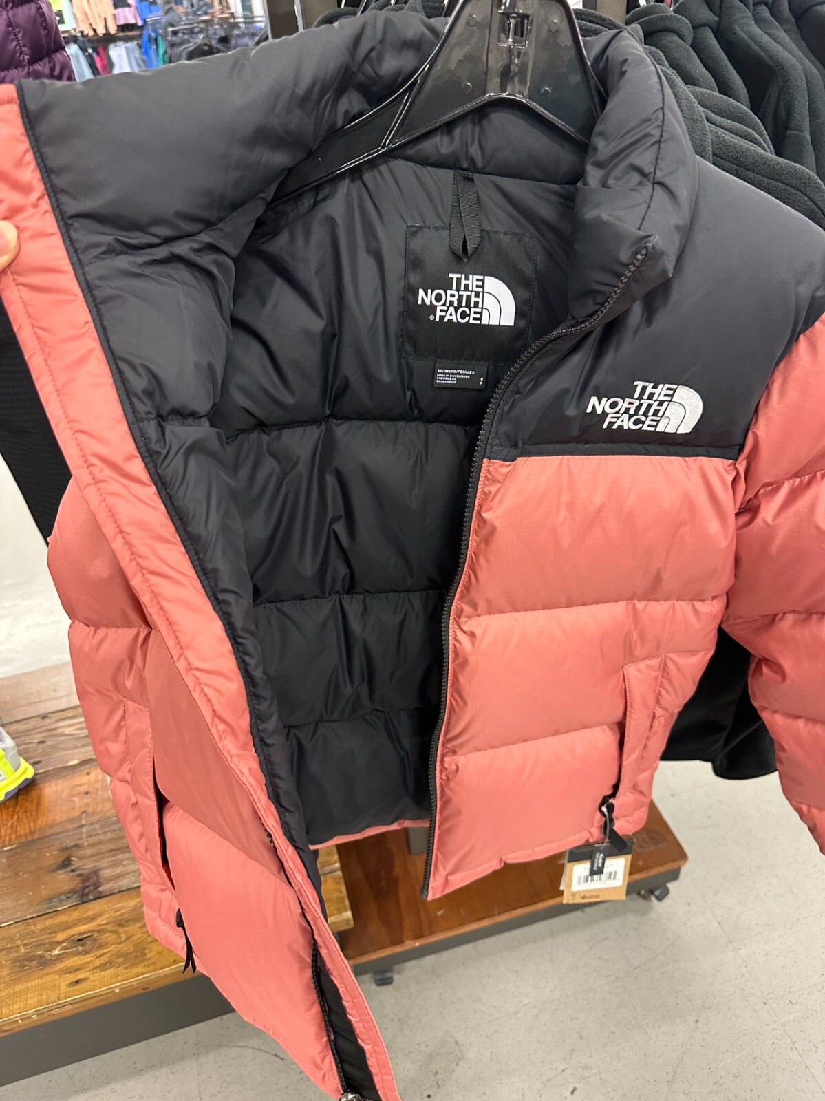 Pre-owned The North Face Womens  1996 Retro Nuptse Jacket 700-down /light Mahogany