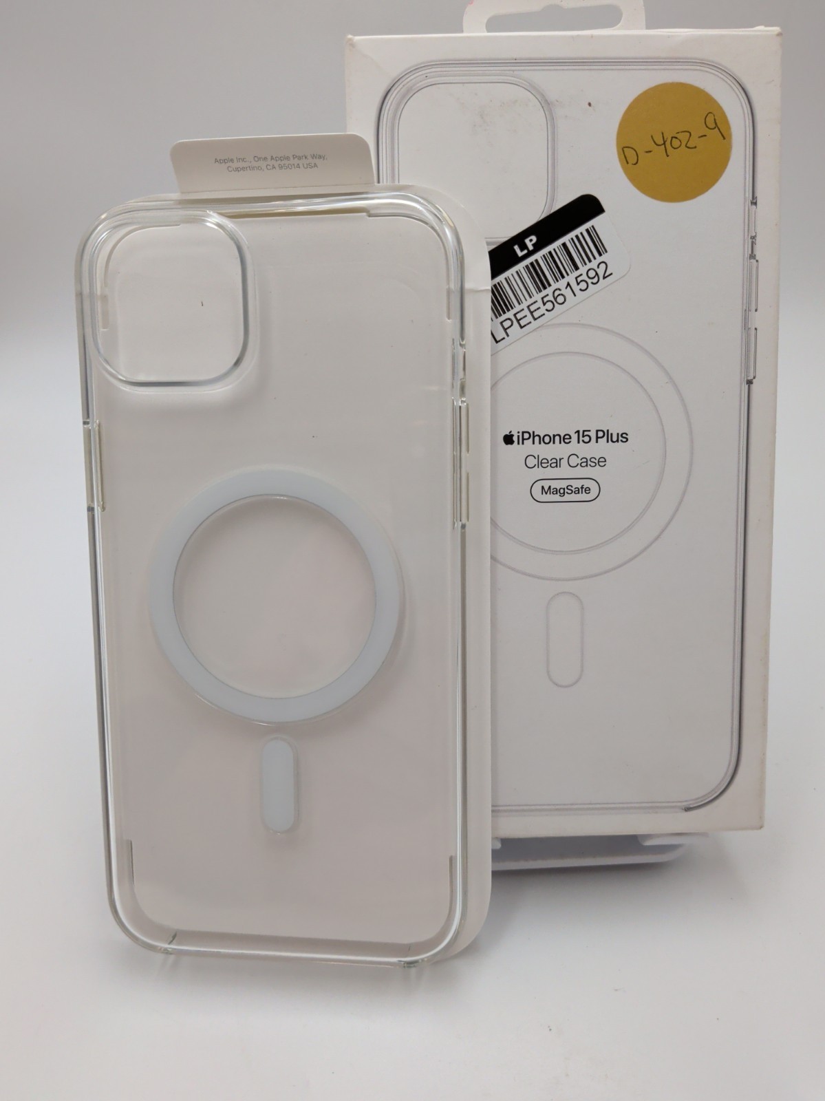 Genuine Apple iPhone 15 Plus Clear Case with MagSafe Authentic MT213ZM/A 6.7"
