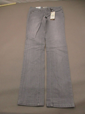 NWT SO Size 5 Womens Gray Cotton Blend Zip Fly Pockets Stretch Skinny Jeans 245