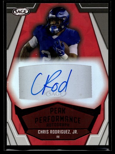 2023 SAGE Low Series Chris Rodriguez Jr. #PKA-CRJ