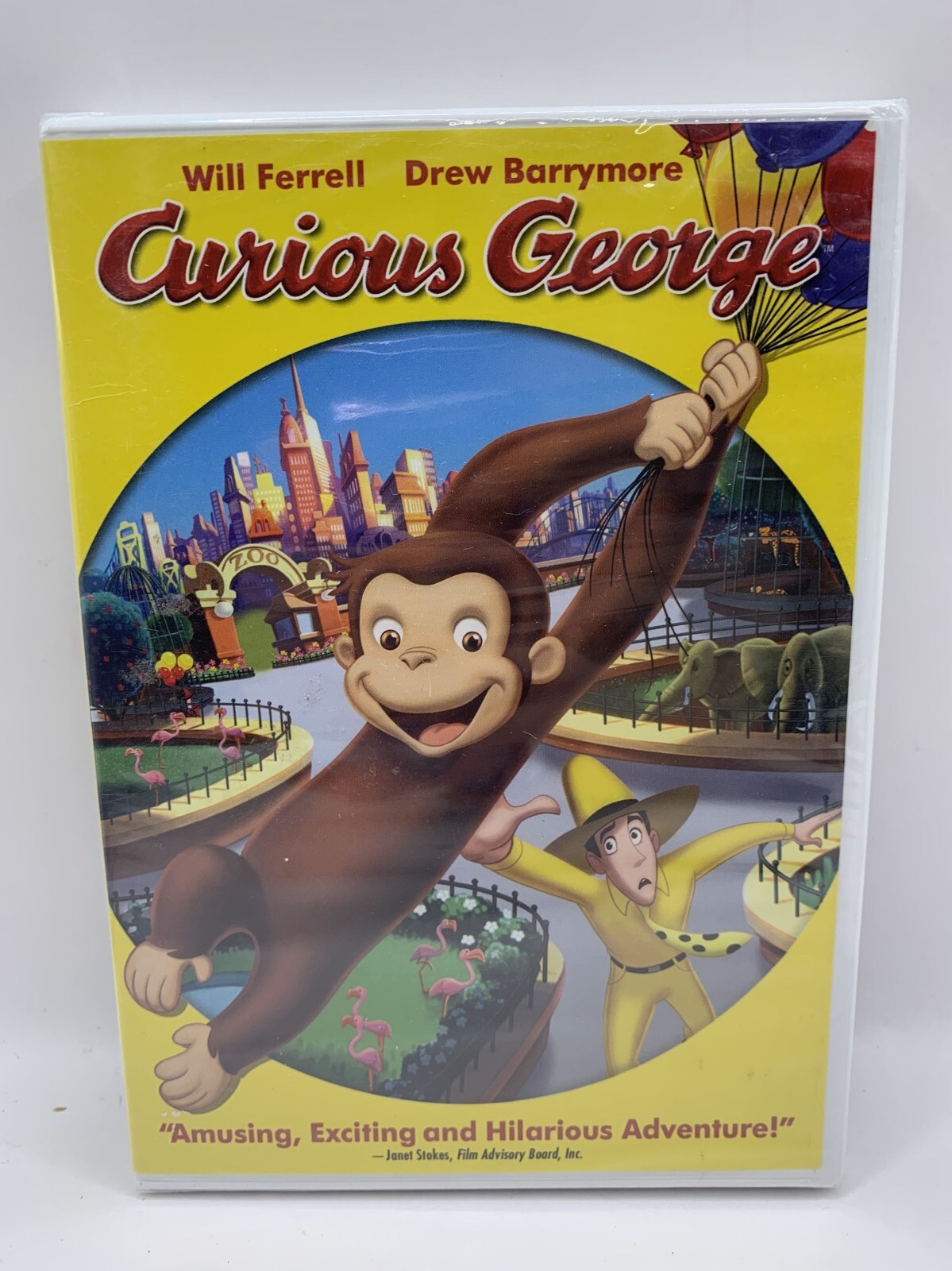 Curious George DVD Movie Universal Studios Animation Rated G