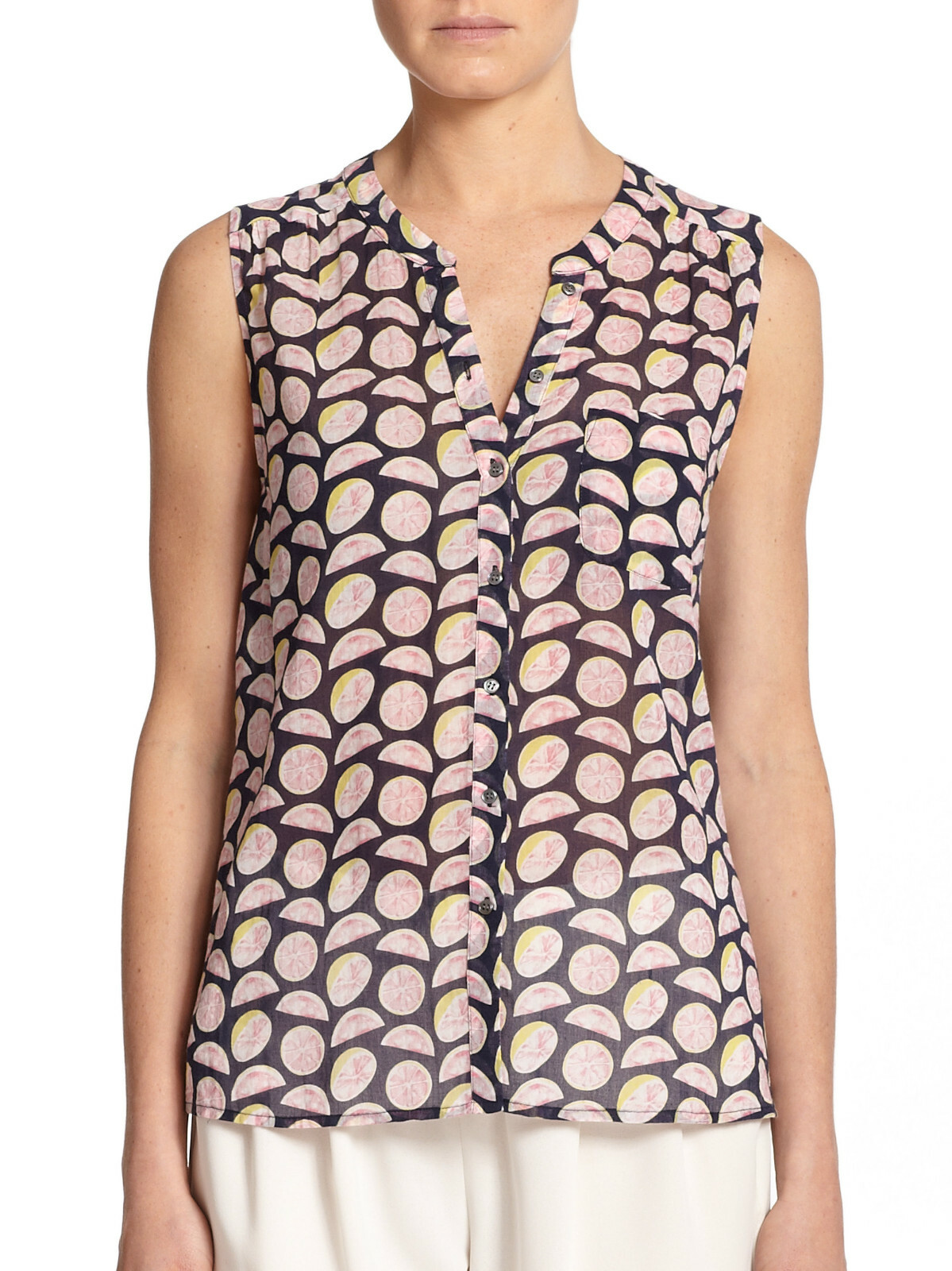 yoko grapefruit shirt