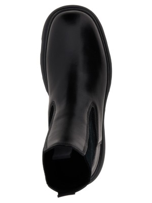 Pre-owned Burberry 'chelsea' Ankle Boots In Black