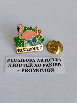 (T2) Pin's rivadouce flamand rose soin hygiène - Pins