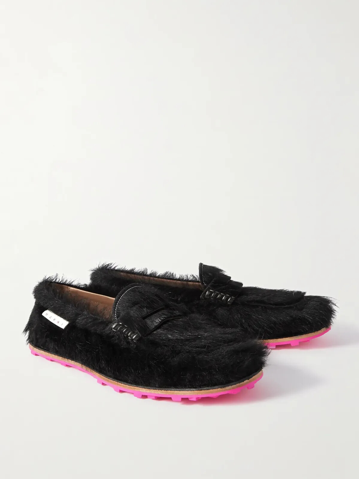 MARNI Calf Hair Penny Loafers pony size EU 42 / US 9 | eBay