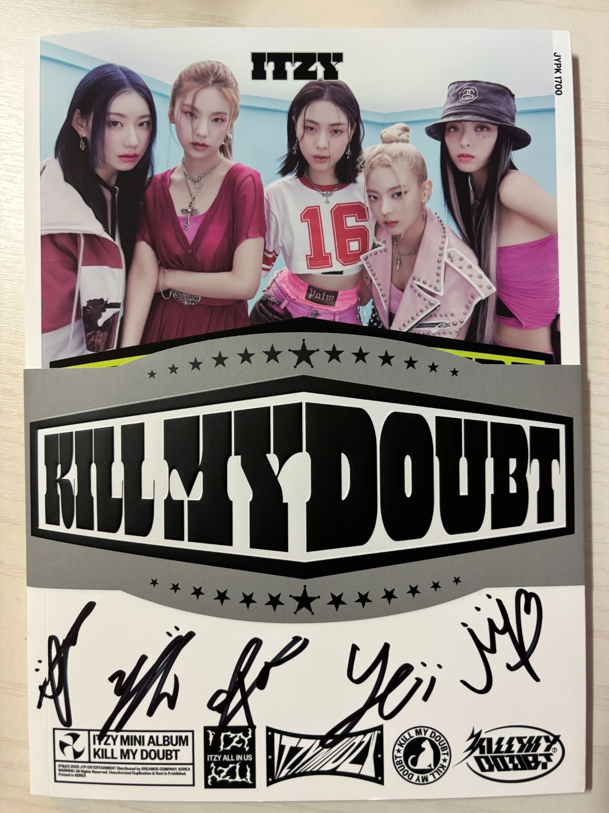 itzy kill my doubt チェキ リュジン ITZY リュジン 直筆サイン