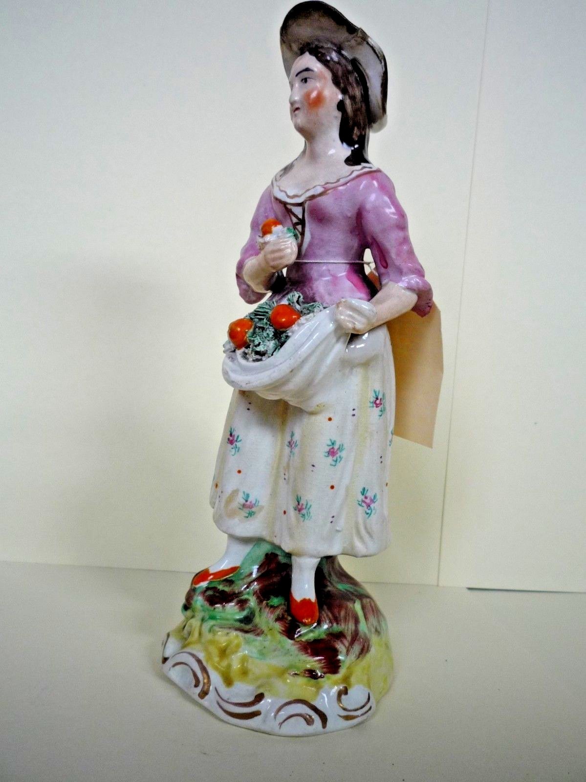 Antique 7 Inch Figurine of Nell Gwyn, Mistress of Charles II