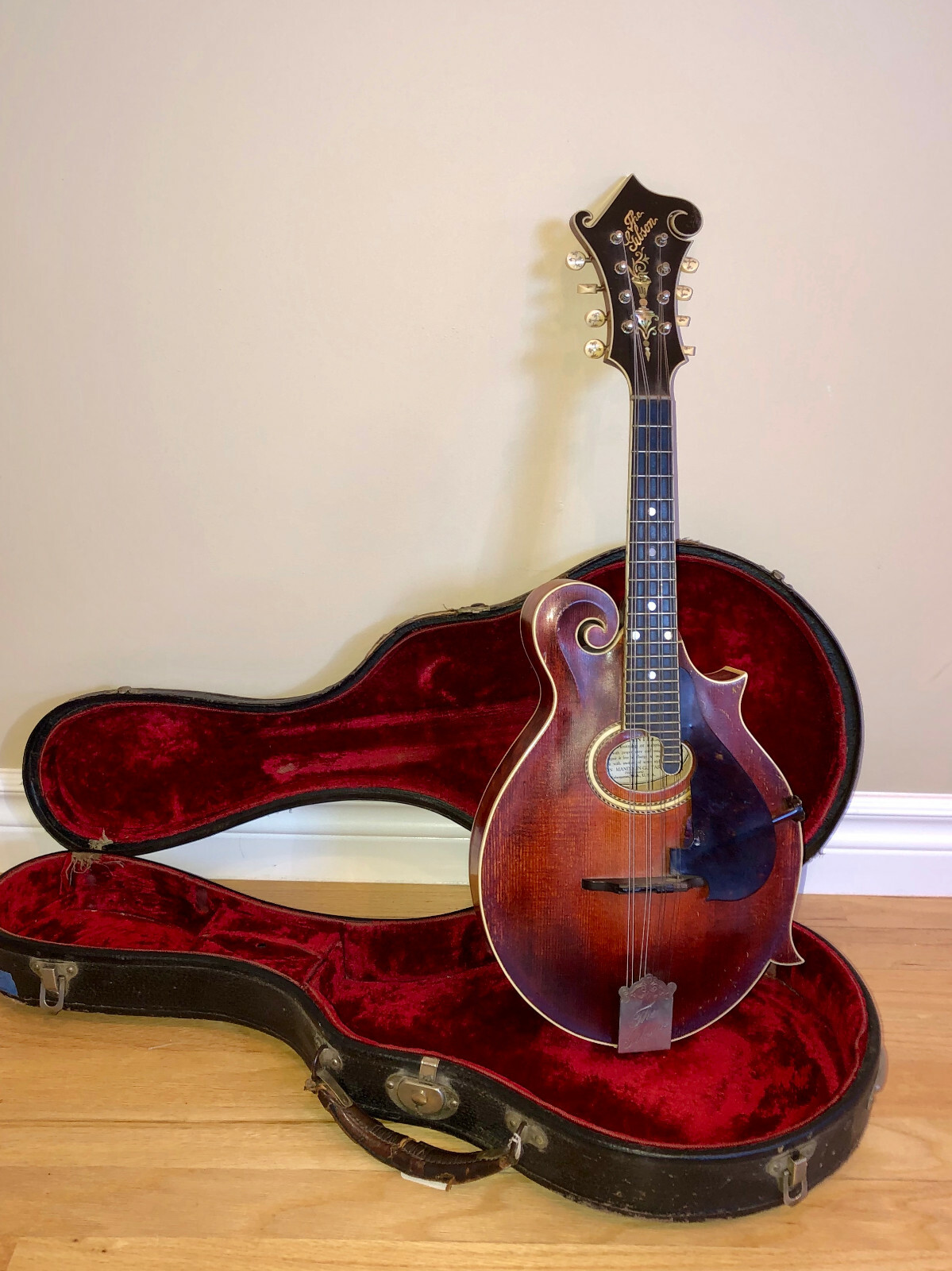 1915 Gibson F-4 Mandolin with DeArmond Pickup and CaseのeBay