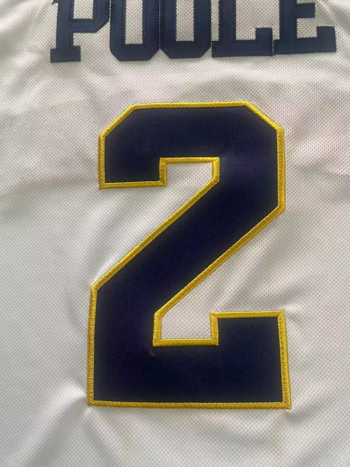 Men's Retro Jordan Poole MICHIGAN #2  Basketball Jersey Stitched