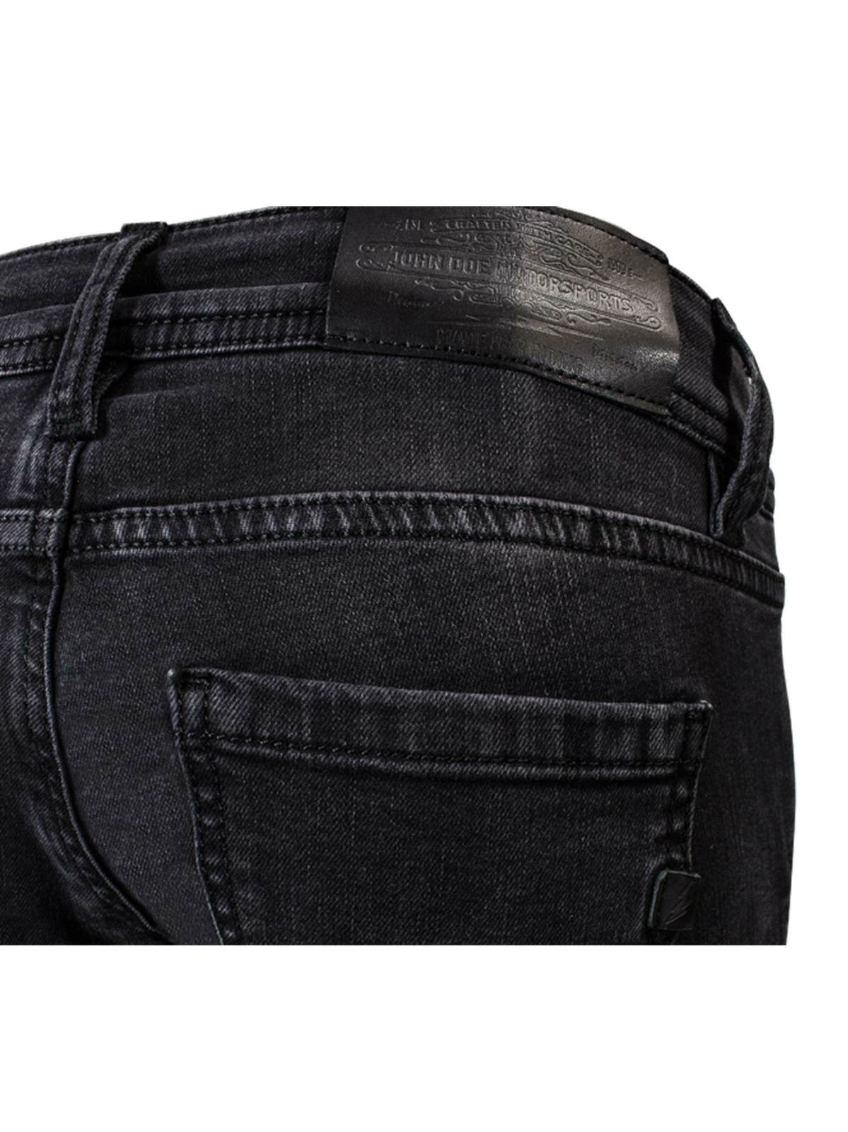 JOHN DOE JOHN DOE MOTORRAD HOSE PANTS BETTY HIGH JEANS BLACK