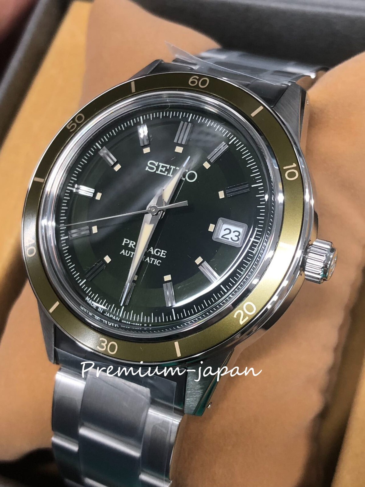 デ*ス様 SEIKO Presage SARY195 ブラック/シルバー SEIKO SARY195 [PRESAGE Basic Line Men's Metal Band] Japan