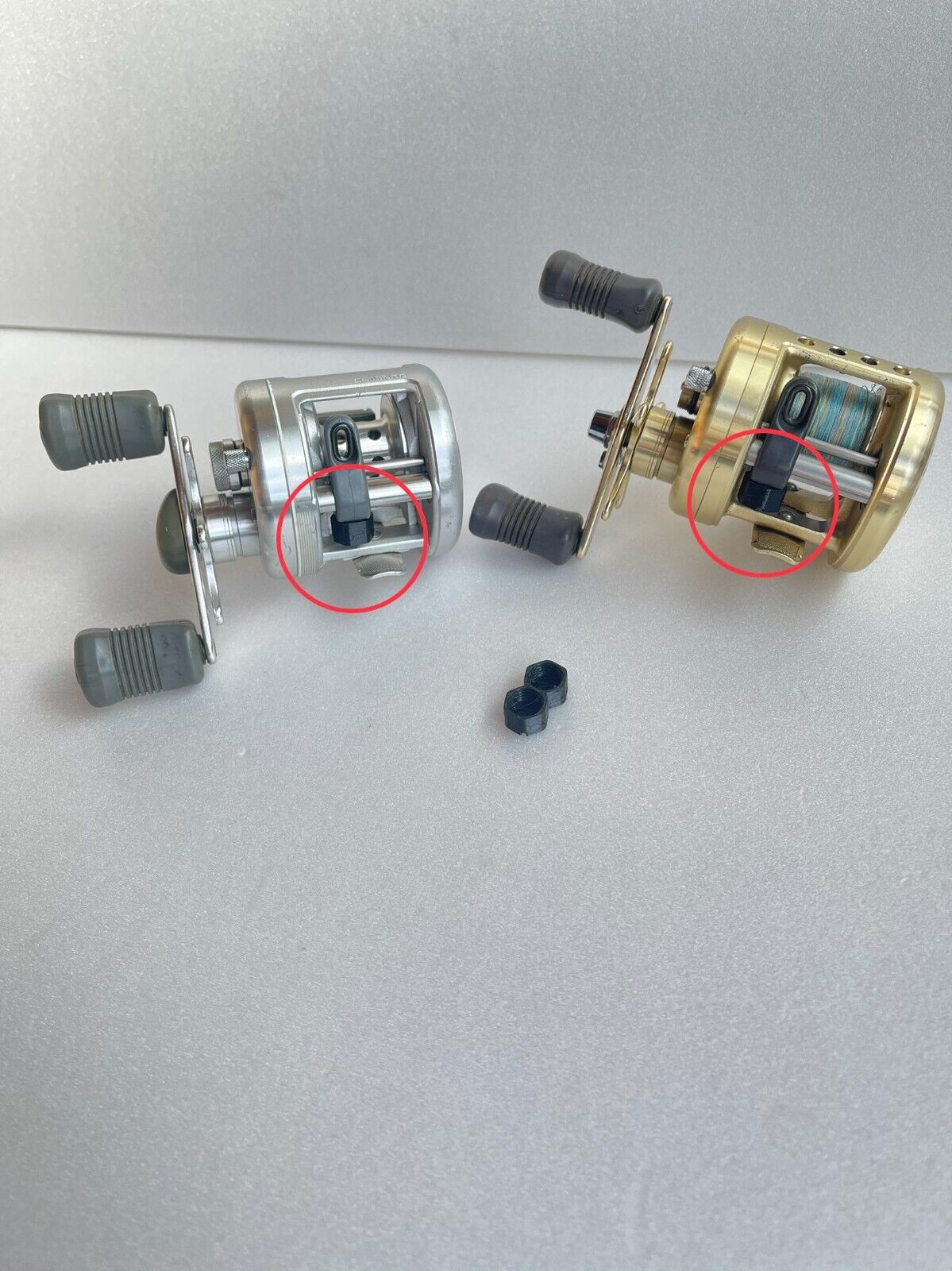 Shimano 92 Calcutta 100 or 200 levelwind cap 2pcs 3Dprinted Shimano 92 Calcutta 100 or 200 levelwind cap 2pcs 3Dprinted