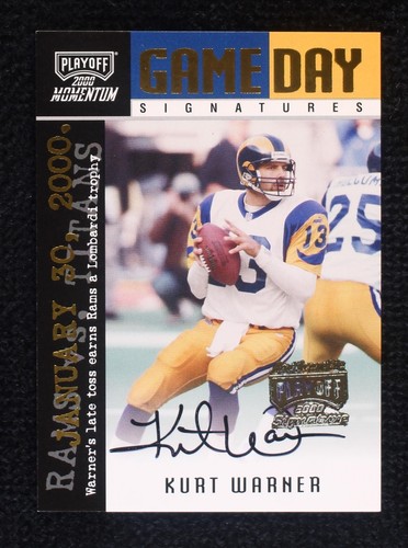 2000 Playoff Momentum Kurt Warner #GDS 25