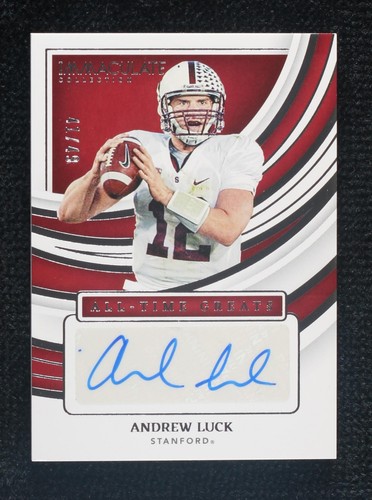 2022 Panini Immaculate Collection Collegiate Andrew Luck #GS-ALU