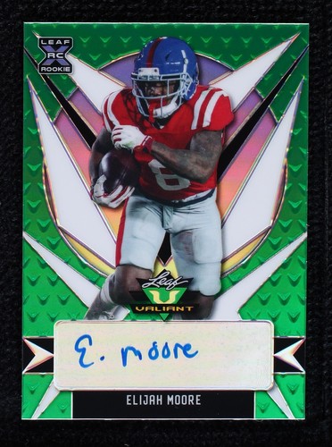 2021 Leaf Valiant Elijah Moore #BA-EM2