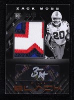 2020 Panini Black Zack Moss #226