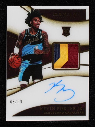 2019-20 Panini Immaculate Collection - Kevin Porter Jr. #128
