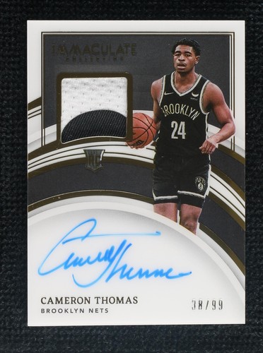 2021-22 Panini Immaculate Collection - Cameron Thomas #120